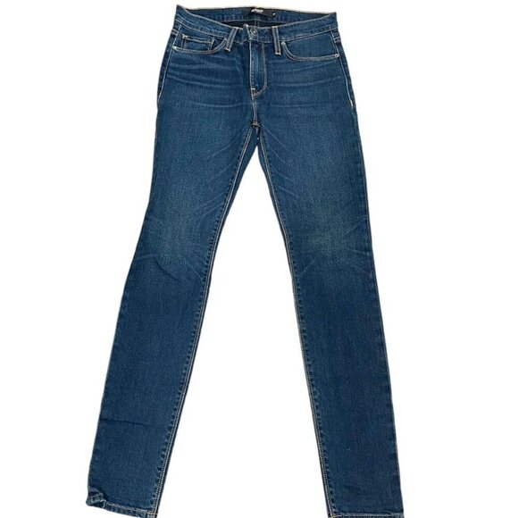 Hudson Womens Enhance Nico Mid Rise Super Skinny Leg Blue Denim Jeans Size 26 - Picture 1 of 9